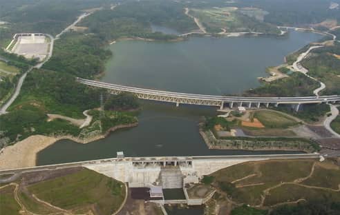 Kin Dam（Okukubi Dam at the time of construction）