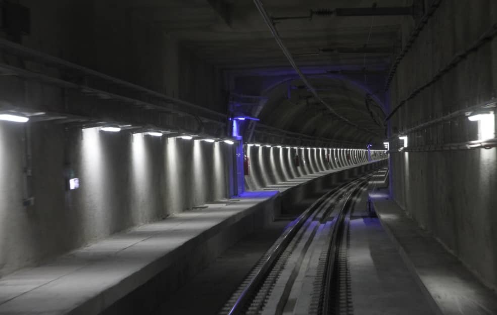 Bosphorus Tube Crossing Railway Tunnels and Station, Istanbul, Turkey